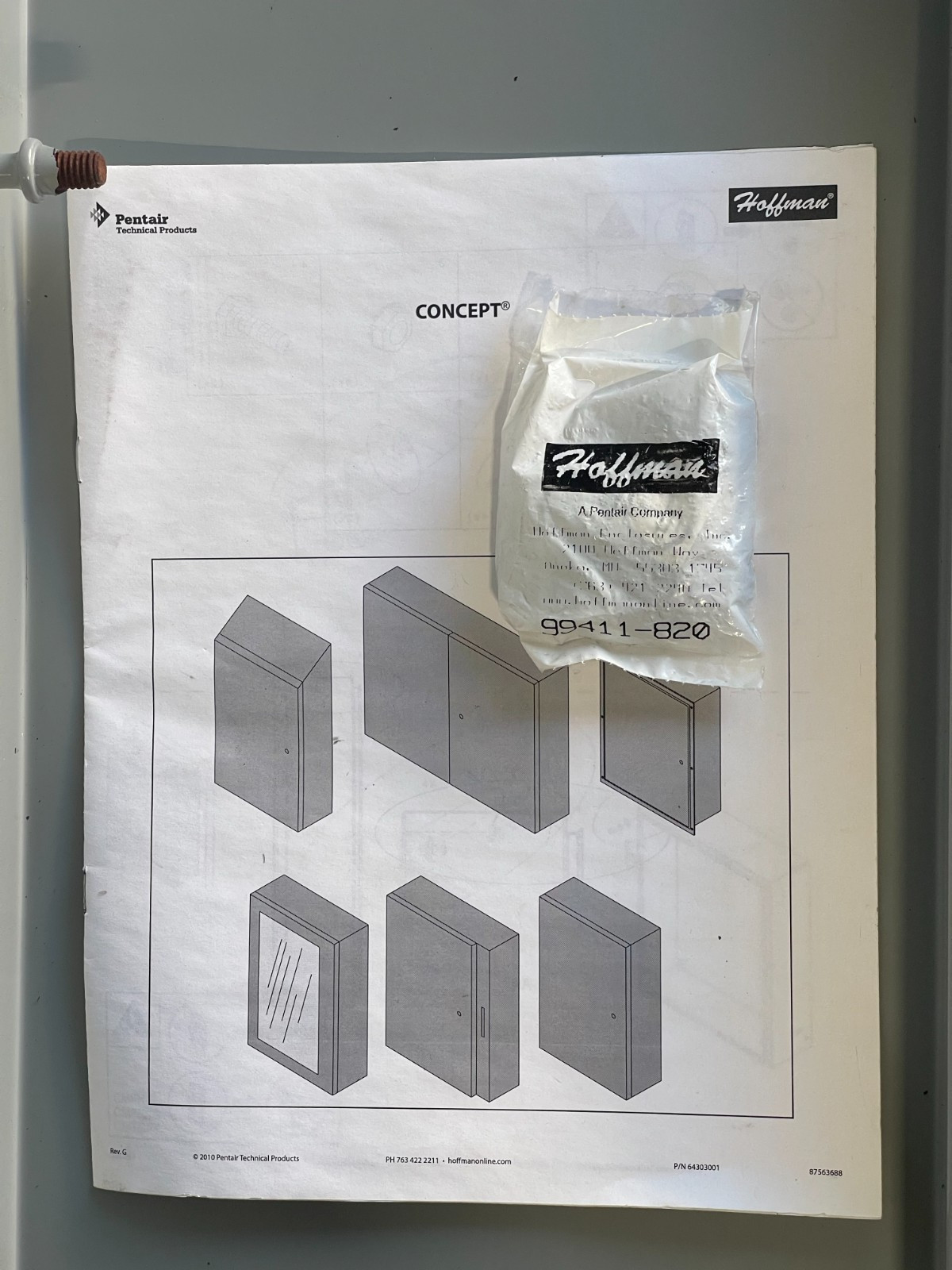 Wiegmann WA304210WF N12 Double Door Wall-Mount 30X42X10 Carbon Steel – Gray