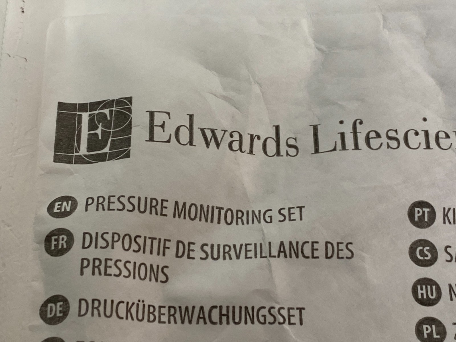 Lot of 2 Edwards TruWave PX2X2284C Exp.2026-04 (*CC30/B20*)