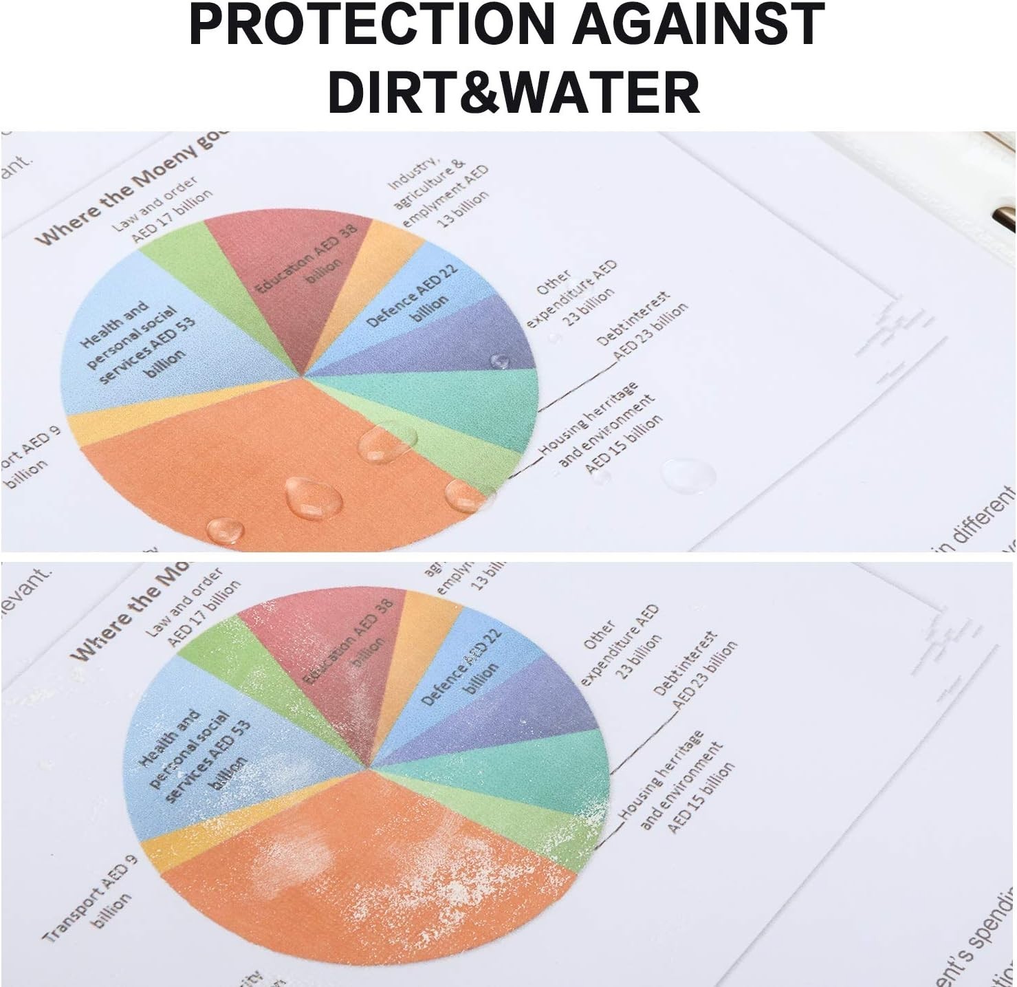 Ultimate 500 Count Heavy Duty Plastic Sheet Protectors, Reinforced 11 Holes