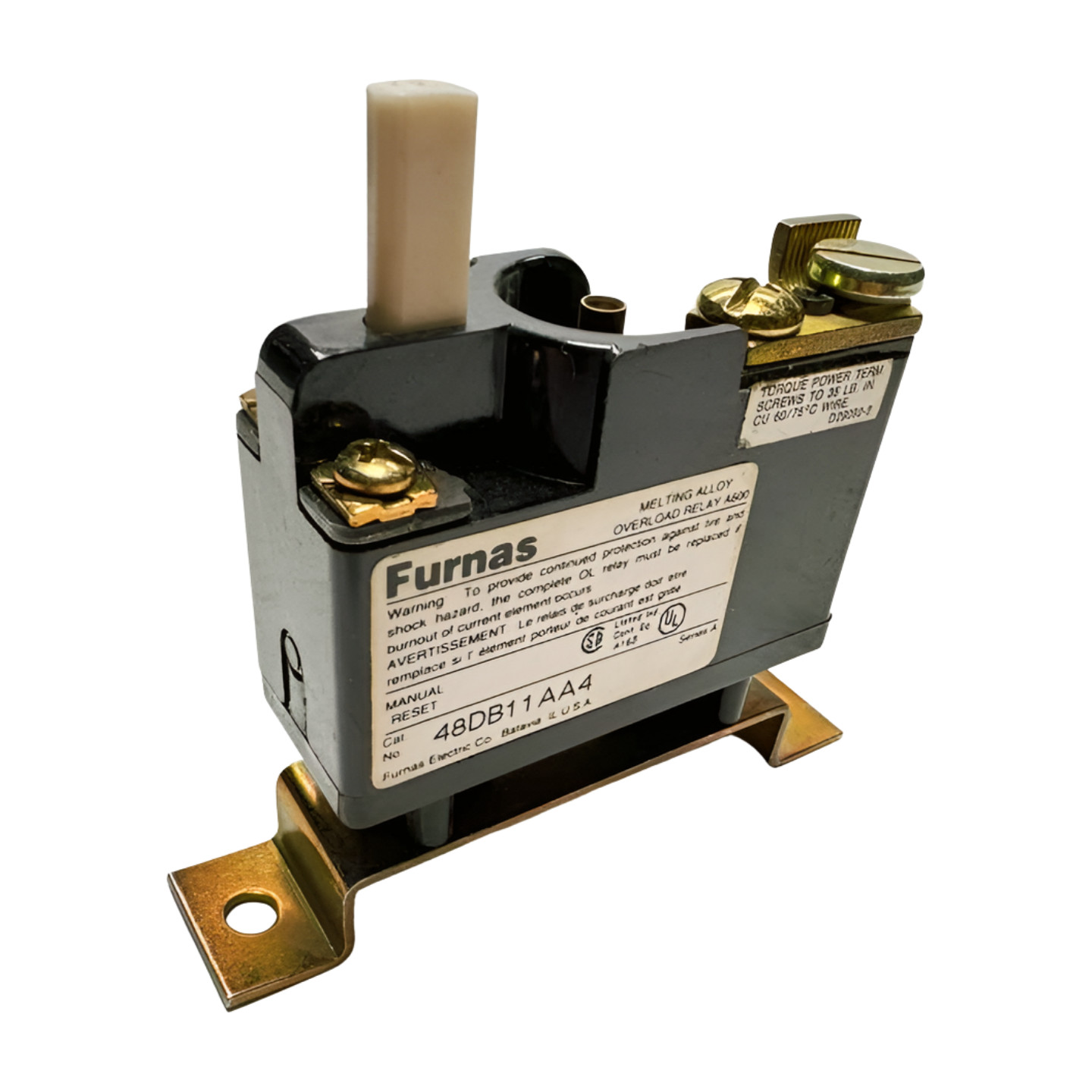 Furnas 48DB11AA4 Melting Alloy Overload Relay A600, Series A **Free Shipping**