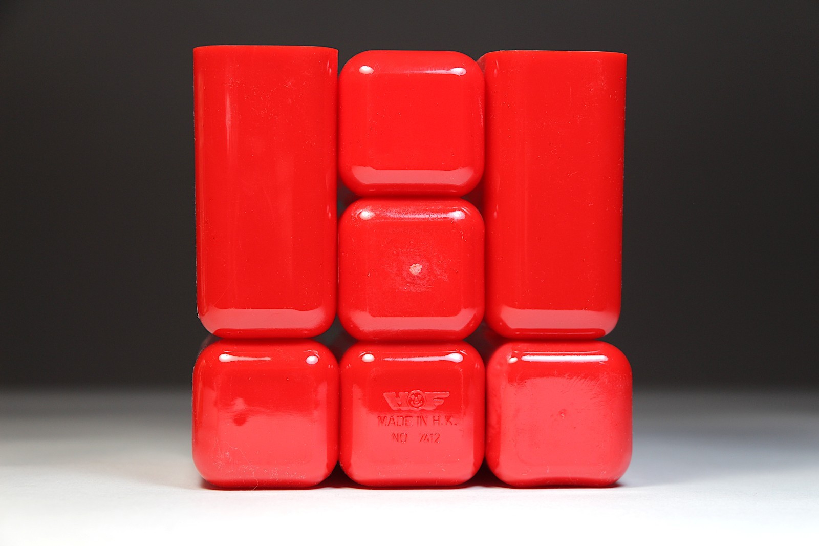 Vintage 1970s Retro VOH Red Plastic Desk Caddy UNUSED in Box No. 7602B Hong Kong