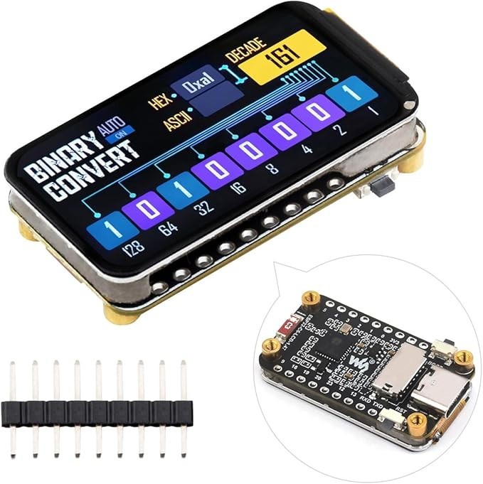 1.47inch LCD ESP32-C6 WIFI Bluetooth Development Board Type-C 160MHz Processor