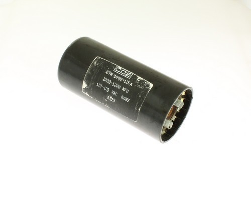 LOT OF TEN ETW1000-125A Cornell Dubilier (CDE) capacitor 1,000uF 125V