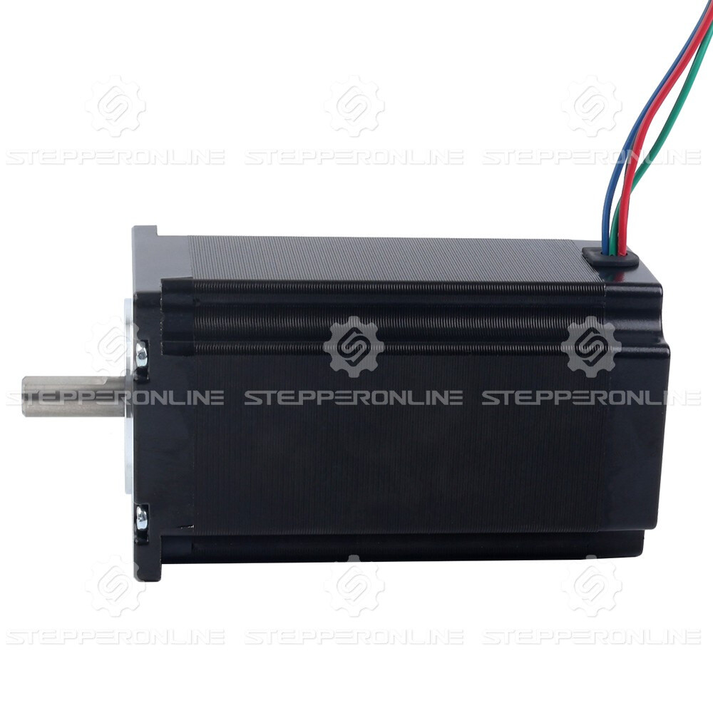 STEPPERONLINE Nema 23 Stepper Motor Bipolar 1.8deg Φ8mm 3Nm 5A 57x100mm 4 Wires