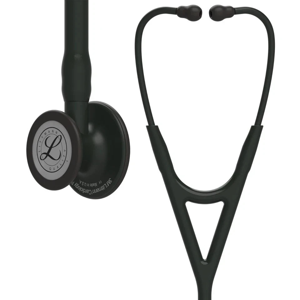 3M™ Littmann® Cardiology IV Stethoscope Black – Black Edition 27 inch, 6163