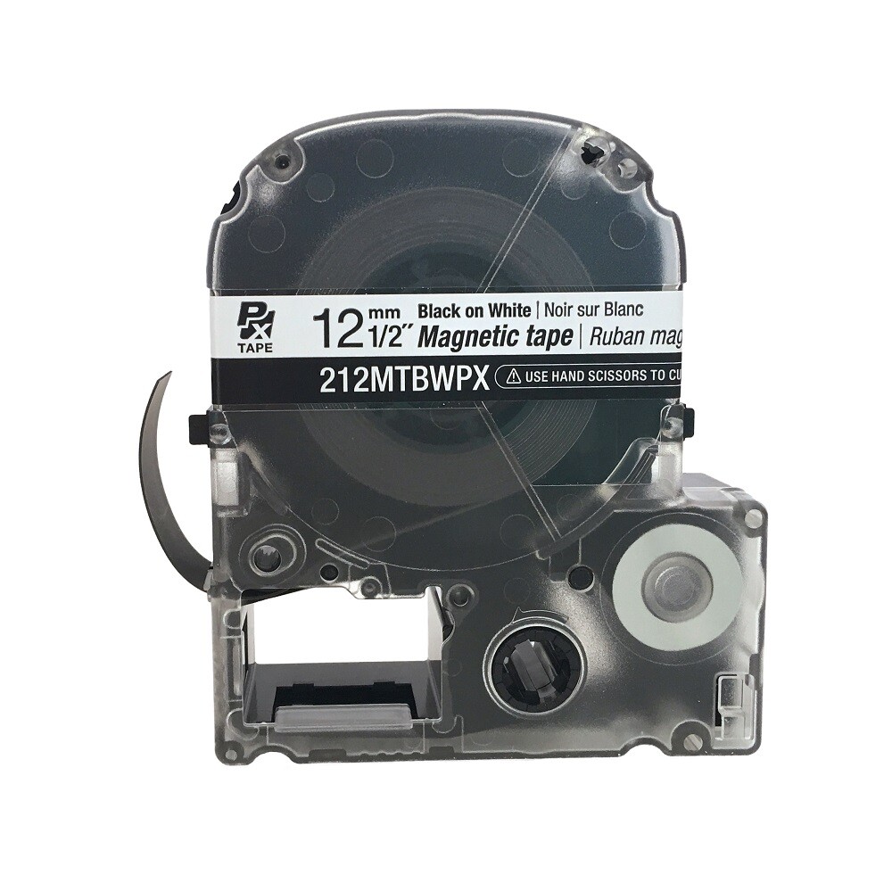 Epson 212MTBWPX Black on White «Magnet» Tape 1/2″ 4.9ft Epson/K-Sun Dealer