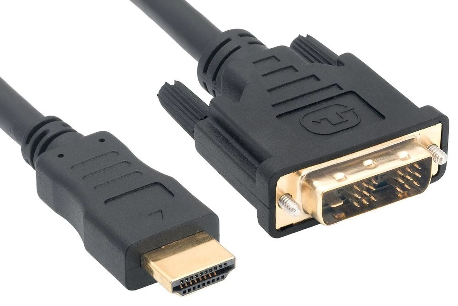 Cablelera HDMI Male/DVI-D Single Link, 1m, Black Color (ZC5695MM-1M)