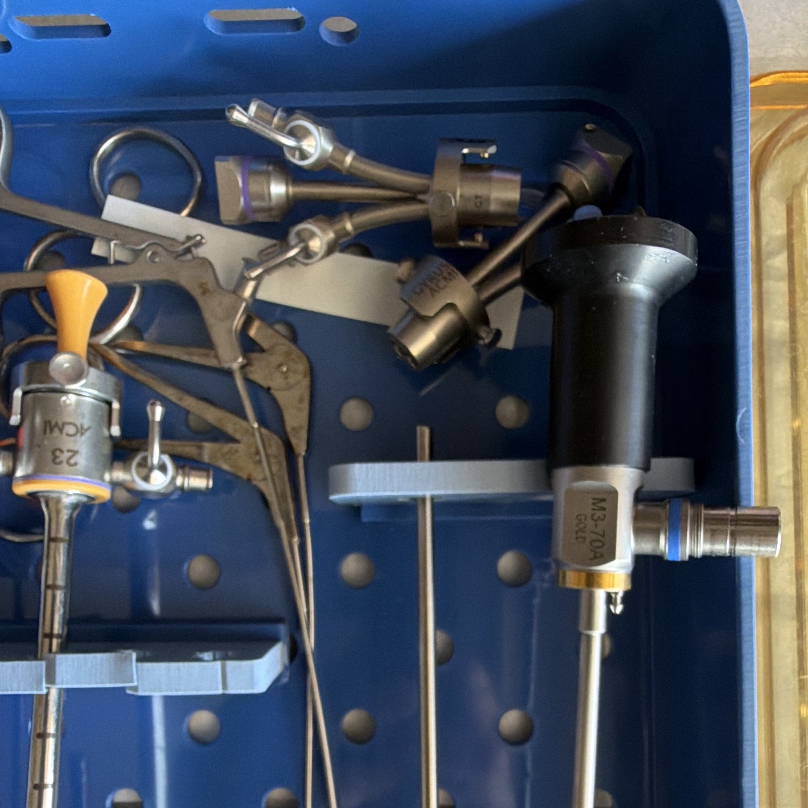 ACMI M3-70A Rigid Cystoscope 23Fr 12° 12in w/ Sterilization Tray