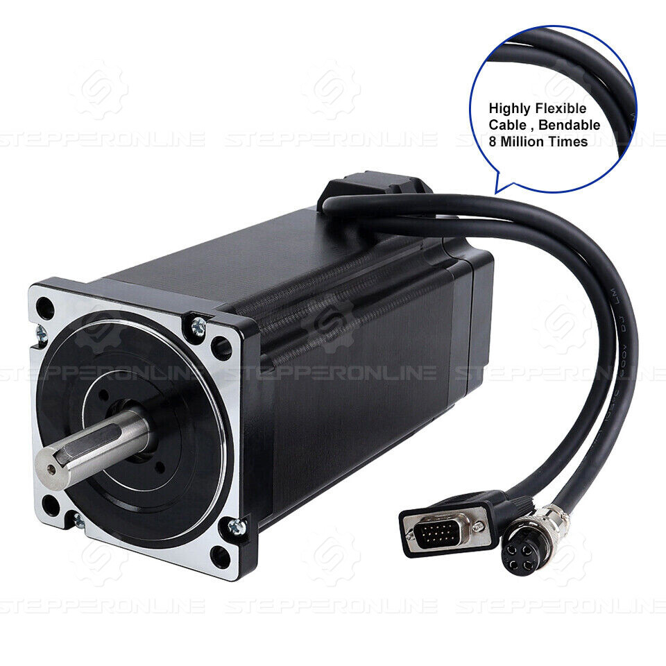 STEPPERONLINE Nema34 12Nm Closed Loop Stepper Servo Motor Hybrid Driver Kit
