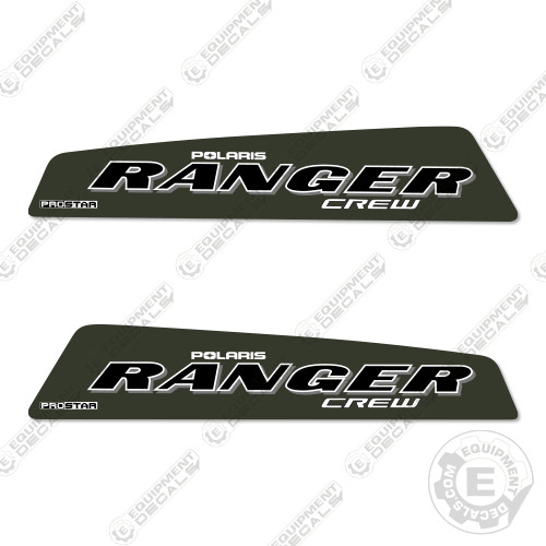 Fits Polaris Ranger 800 EFI CREW Bed Decals Utility Vehicle – 7 YEAR 3M VINYL!