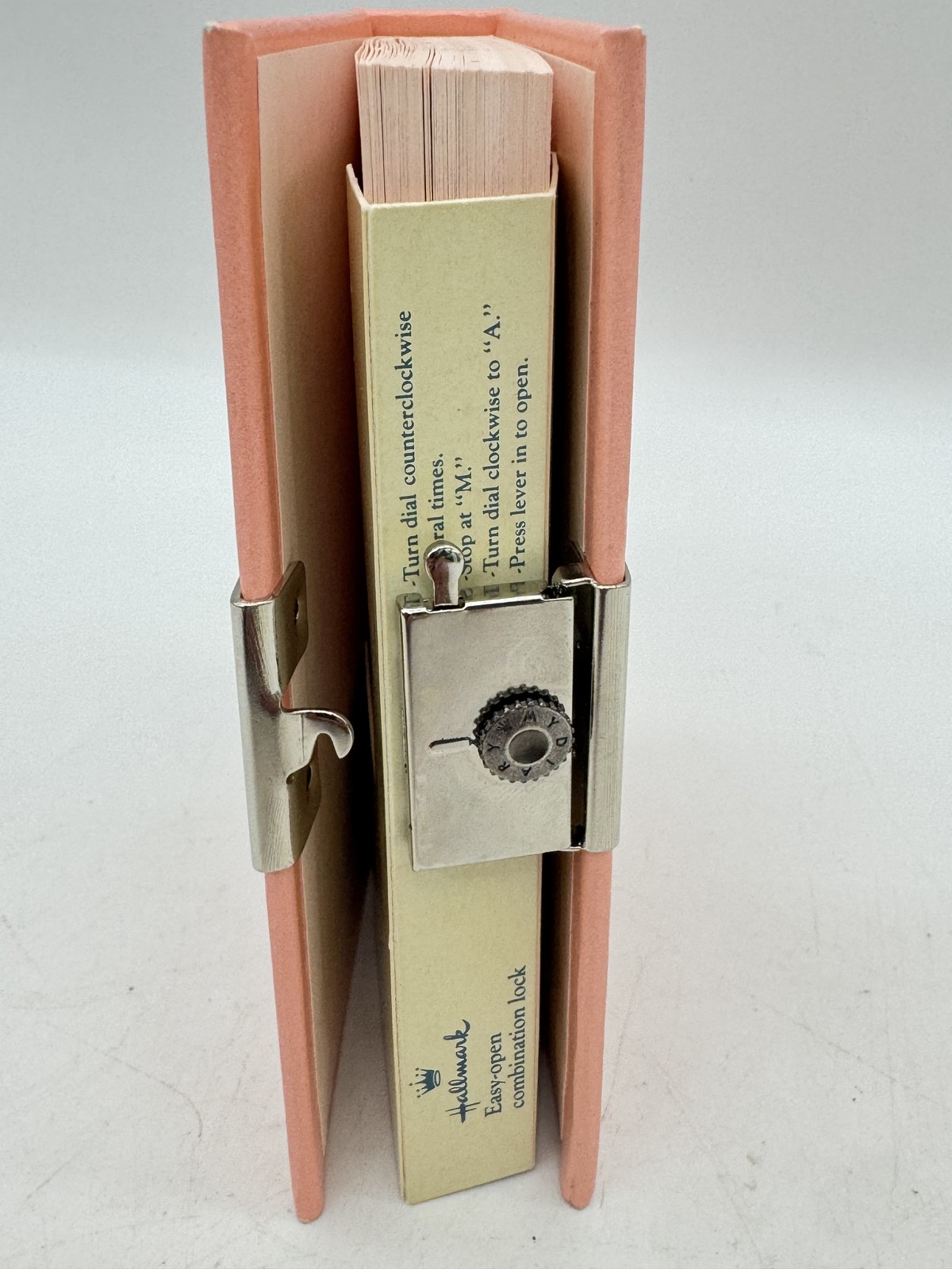 VTG Hallmark Dear Diary Journal with Combination Lock Girls Illustration NEW