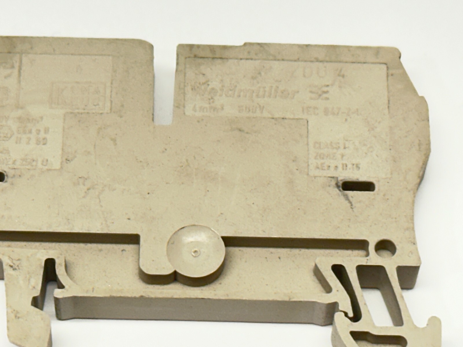 Weidmuller ZDU 4 Terminal Block Dark Beige 1632050000 LOT OF 5