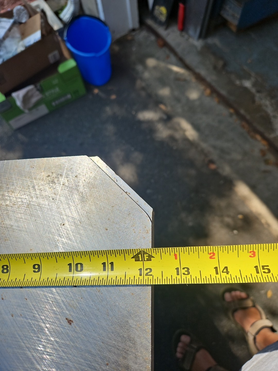 A572 Grade 50 Blanchard Ground Steel Plate 19-5/8″Long X 12″ Wide .626″ Thick