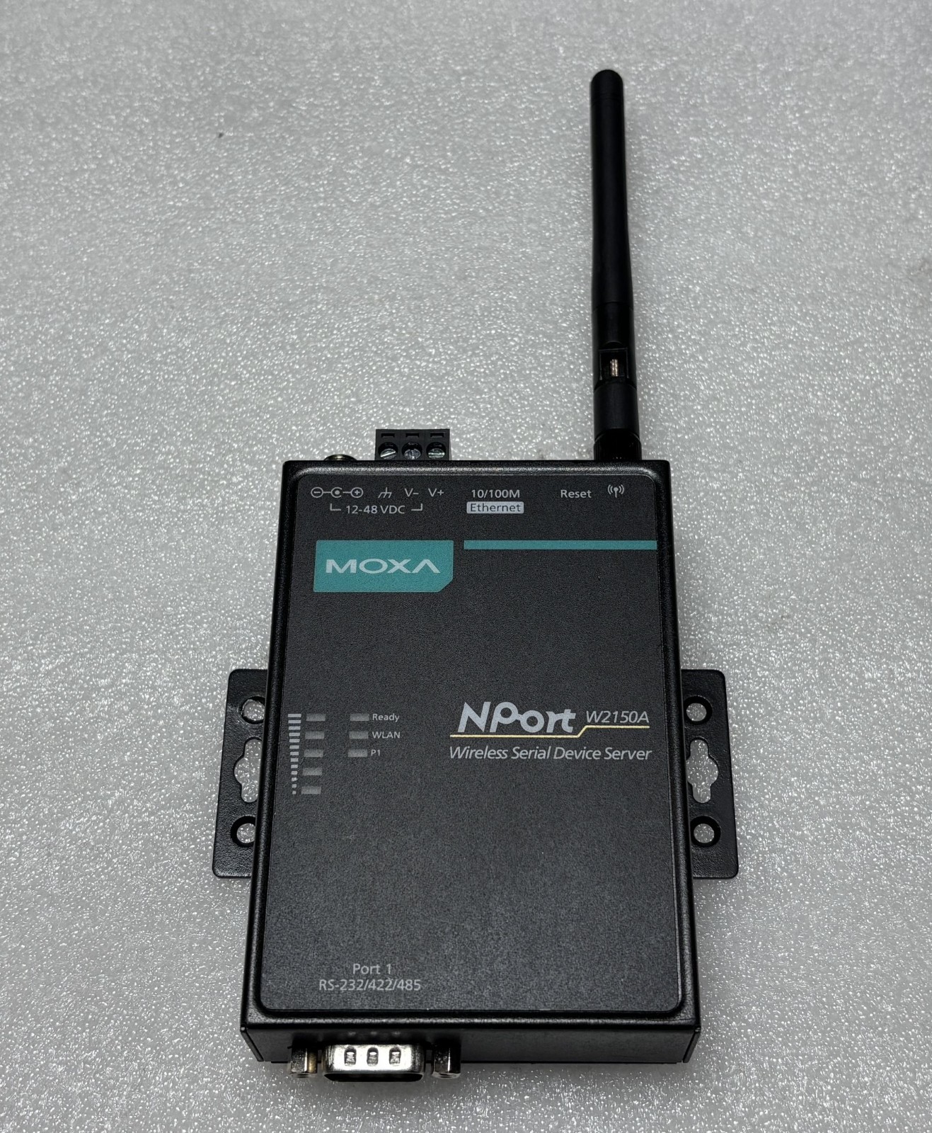 MOXA NPort W2150A US Wireless Serial Device Server No Power Cord