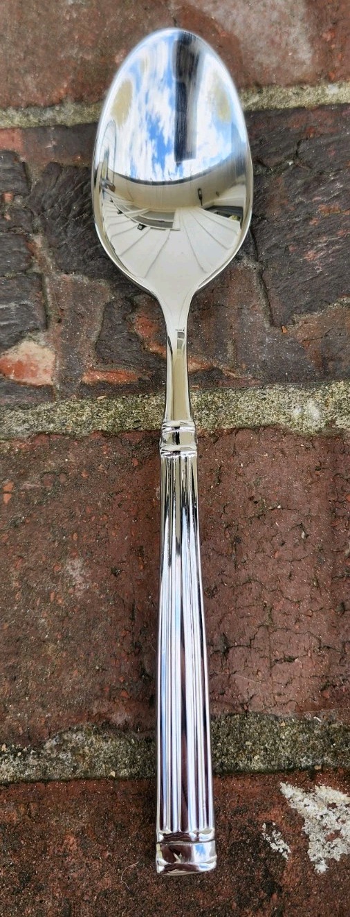 12 Pc Fortessa Doria 7.1″ 18/10 Stainless Steel Extra Heavy Weight Oval Spoons