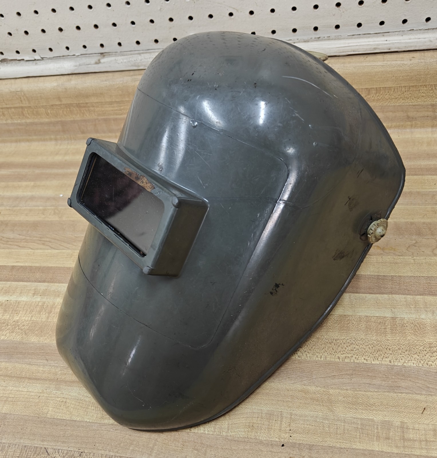Vintage Fibre Metal Welding Helmet Mask Face Shield Model 910 USA Thermoplastic