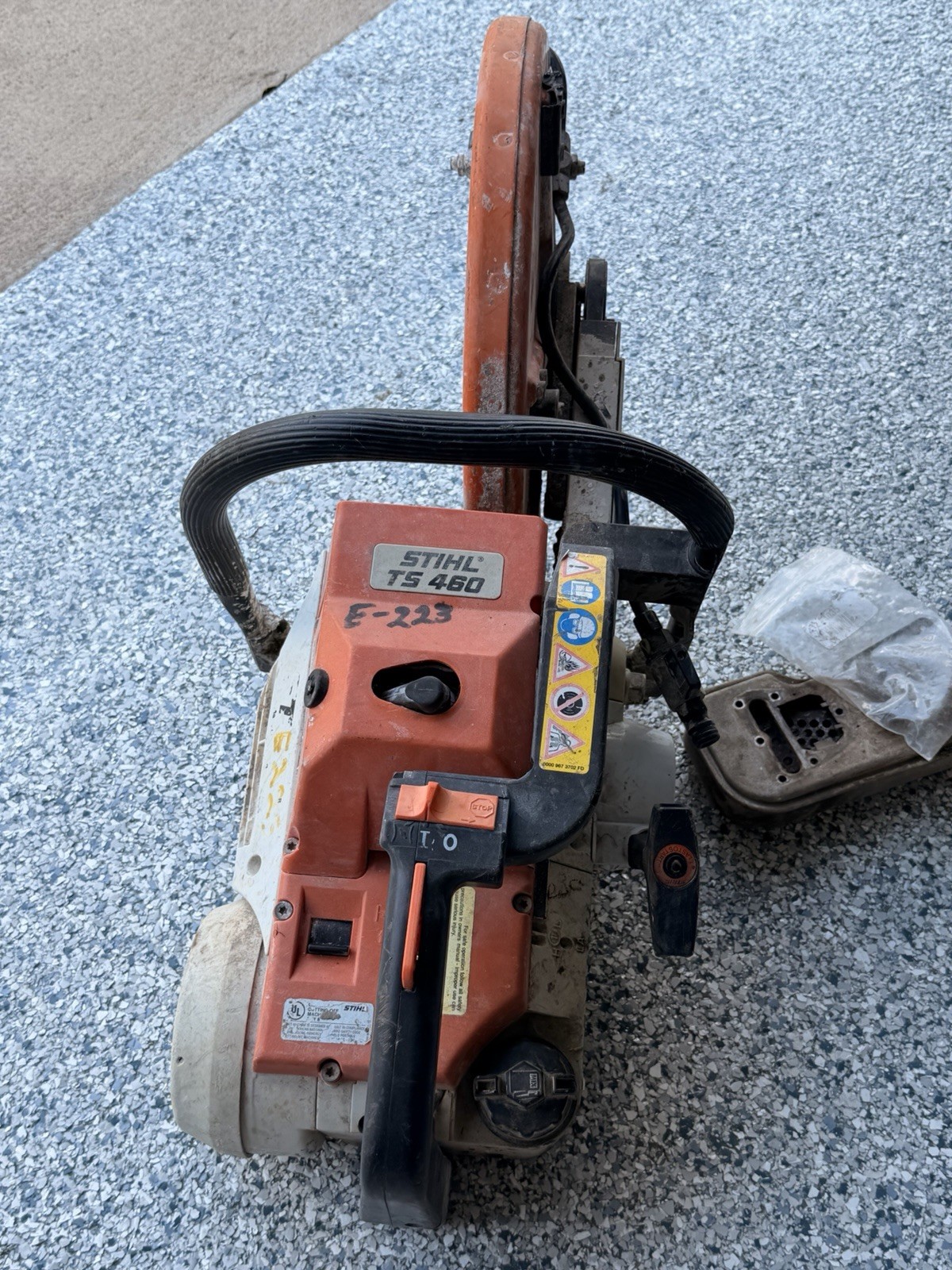 STIHL TS460 14 inch Concrete cut off saw