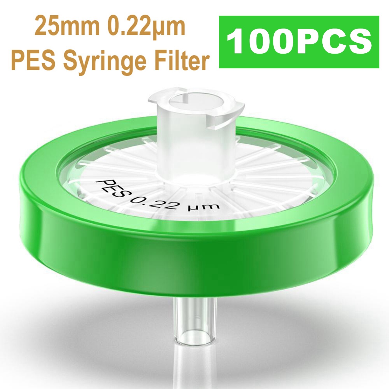 PTFE/NY/PES/GF Membrane LAB Syringe Filters 0.7μm/0.22μm/0.45μm, 13mm/25mm/33mm