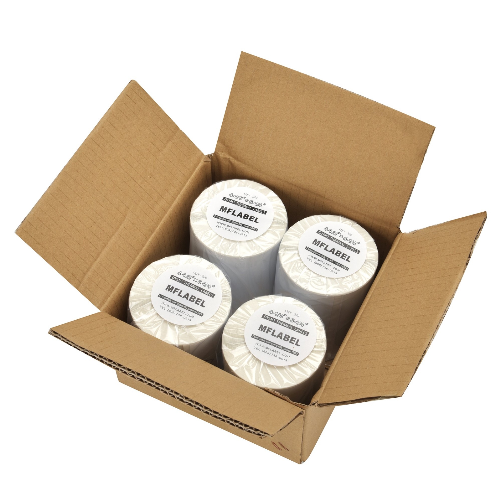 20 Roll 4 x 6 Zebra Direct Thermal Labels 250/Roll for Zebra GK420d ZP450 GX420d