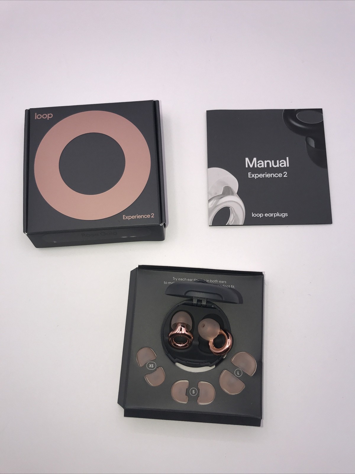 Loop Experience 2 Ear Plugs NRR 12 Stylish Certified Hearing Protection-RoseGold
