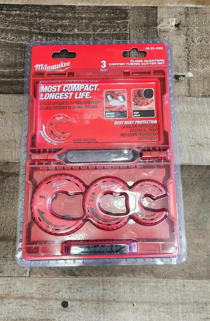 Milwaukee Close Quarters Tubing Cutter Set (3-Piece) 48-22-4263