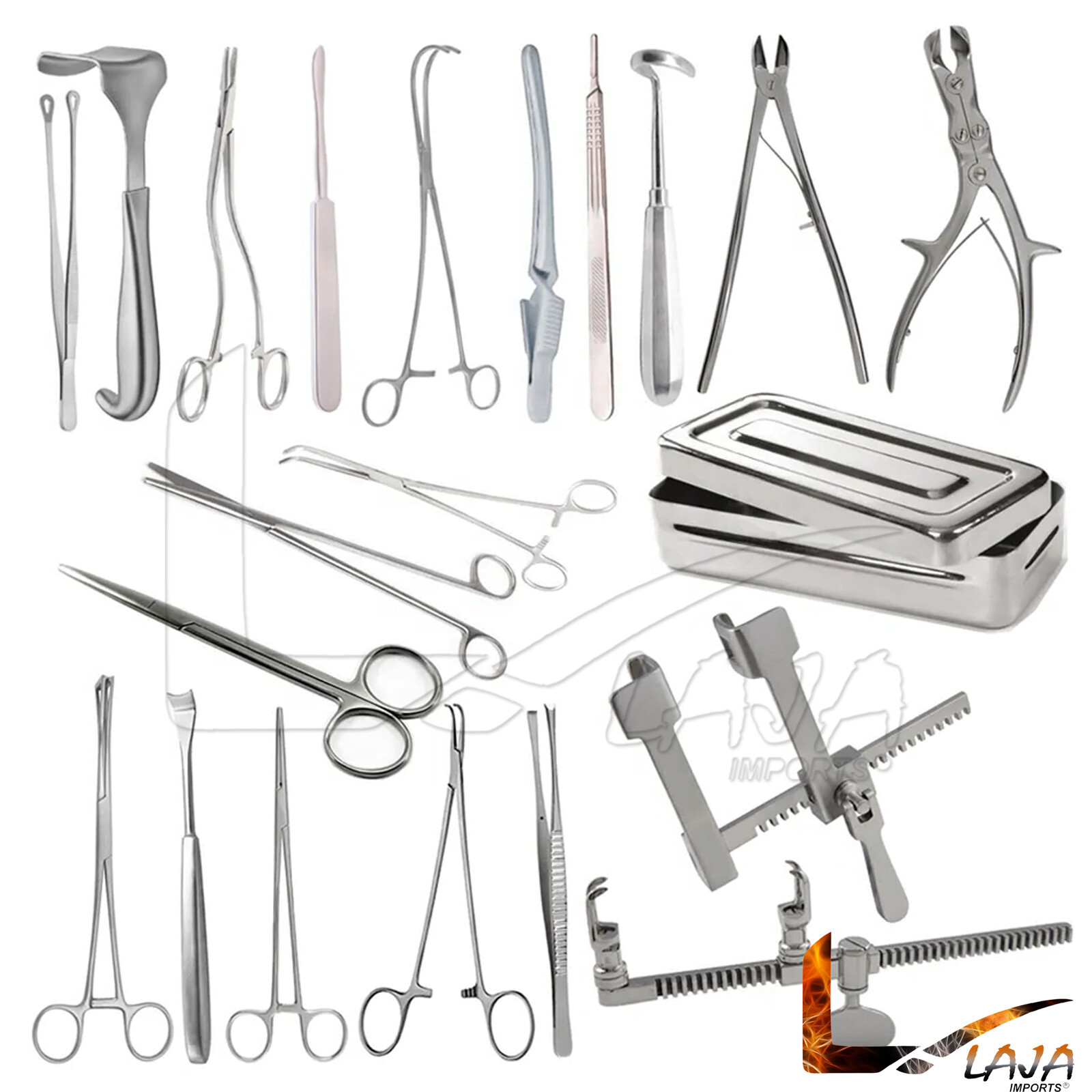 Thoracotomy Surgery Set 24Pcs Thoracotomy Instruments Surgical Instruments