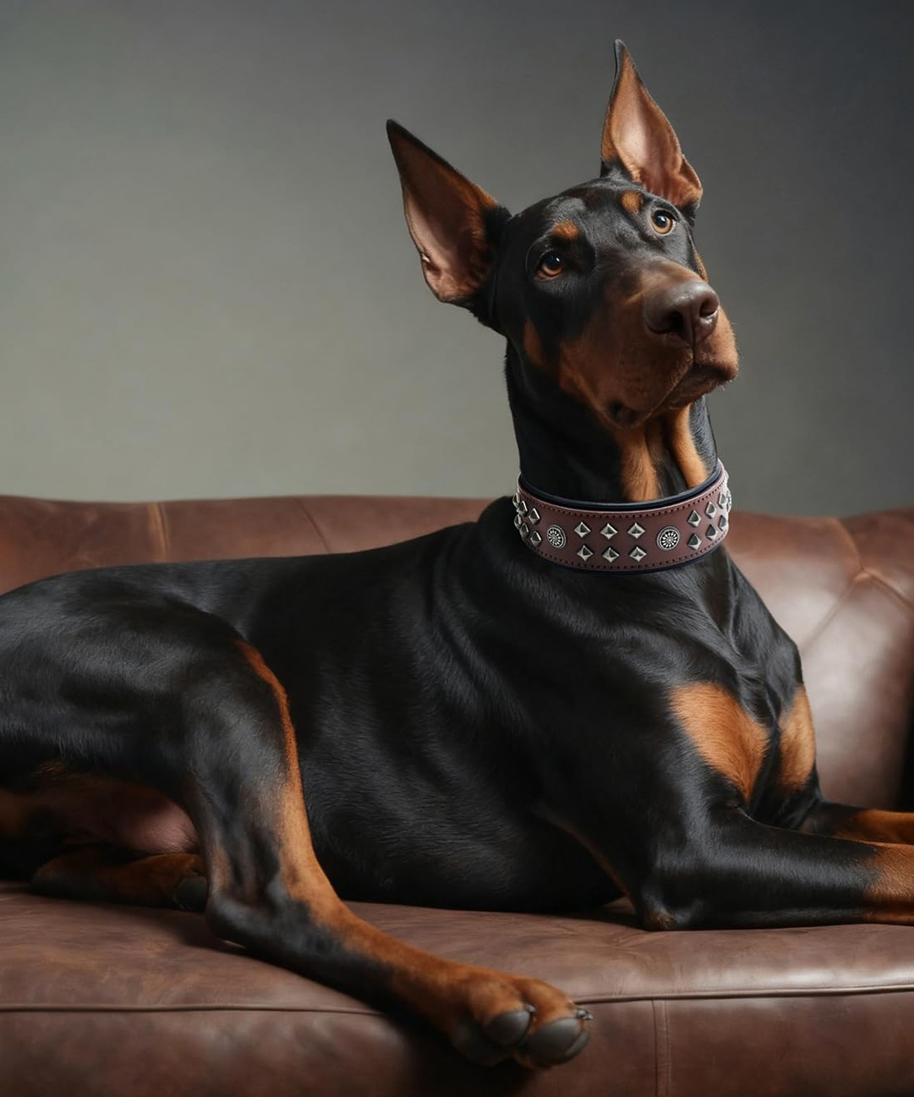 Genuine Leather Dog Collar 2.2 in Wide for Large Dogs Heavy Duty, BN-SL-L | H…