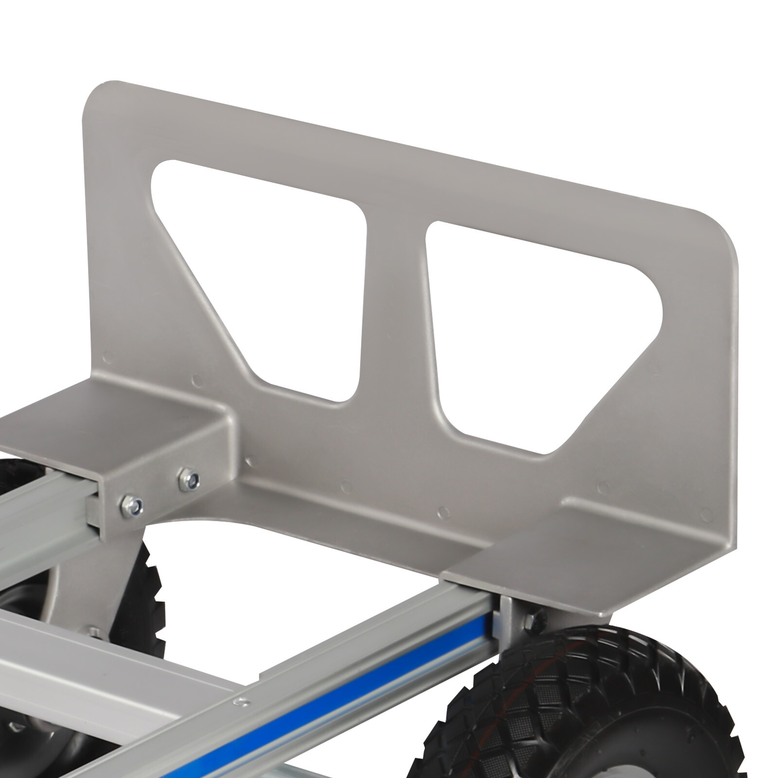 Aluminum Alloy Hand Truck Cart Heavy Duty Dolly with Rubber Wheels 440lbs/500lbs