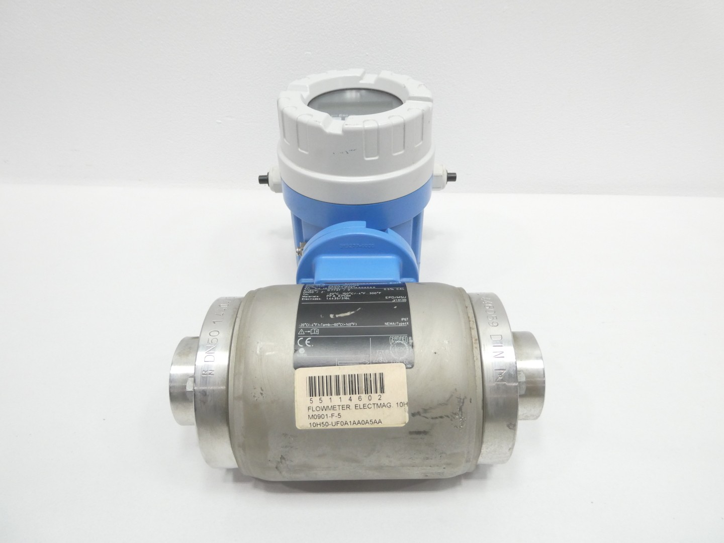 Endress Hauser 10H50-1077/156 10h50-uf0a1aa0a5aa Promag 10 Flow Meter 2in