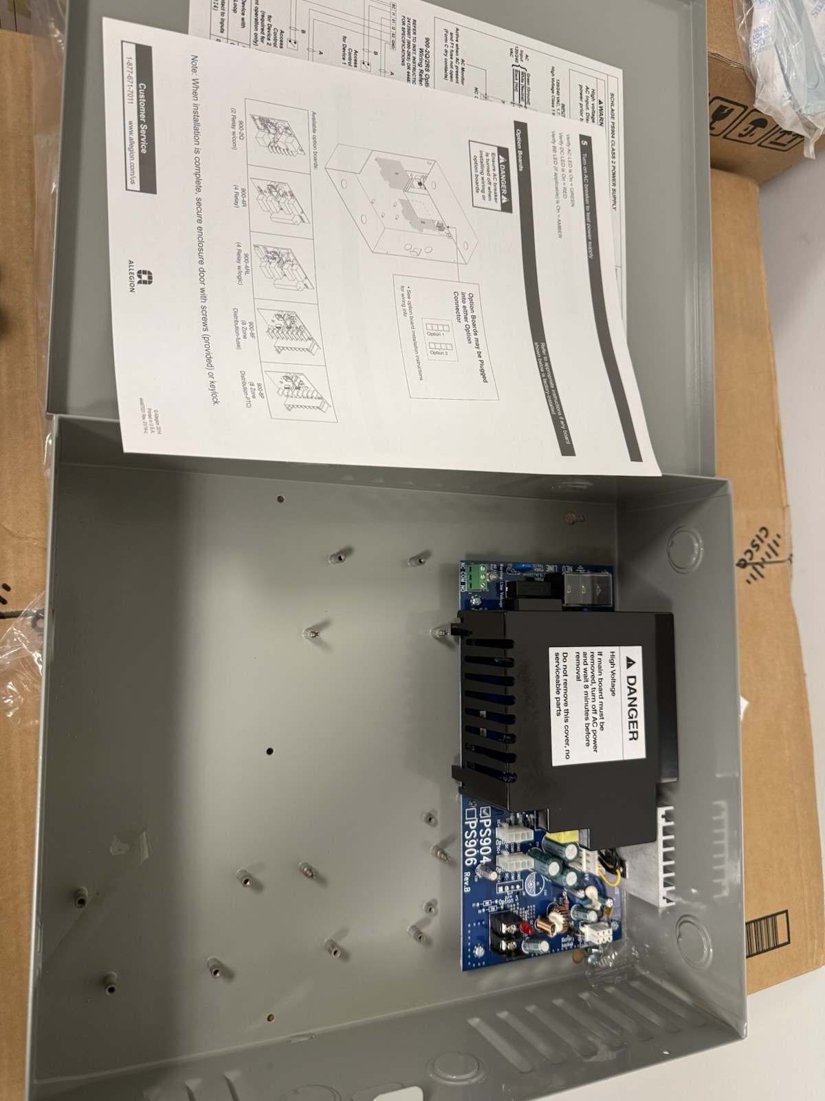 Schlage PS904 Power Supply 4A 12/24v DC New In Package
