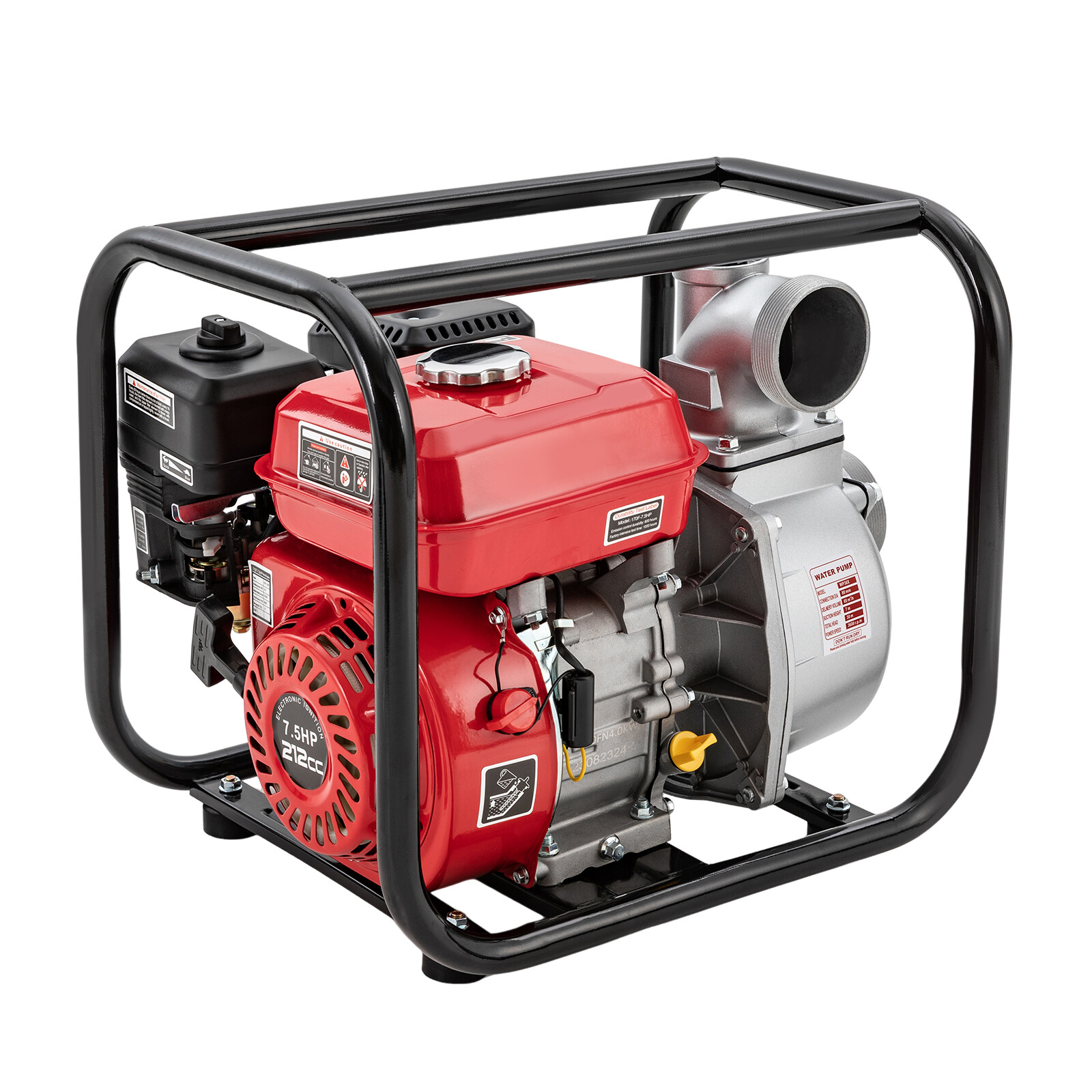 3″ Inch 7.5HP Gas Water Pump Gas-Power Garden Water Irrigation Transfer Pump
