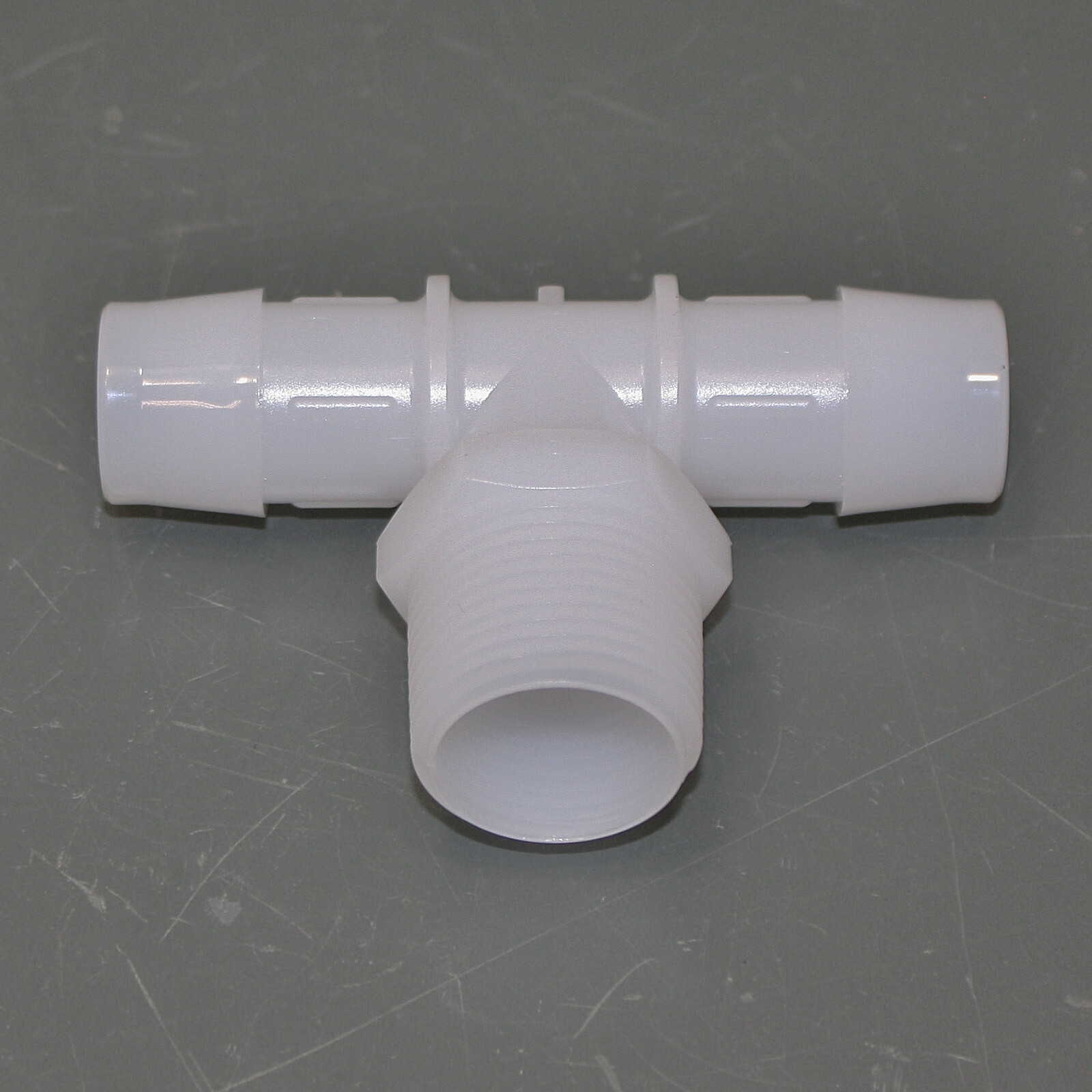 (50) Super-Flow Food & Beverage Tee Fitting 2808K95, 3/4″ Barbed Tube x 3/4″ NPT