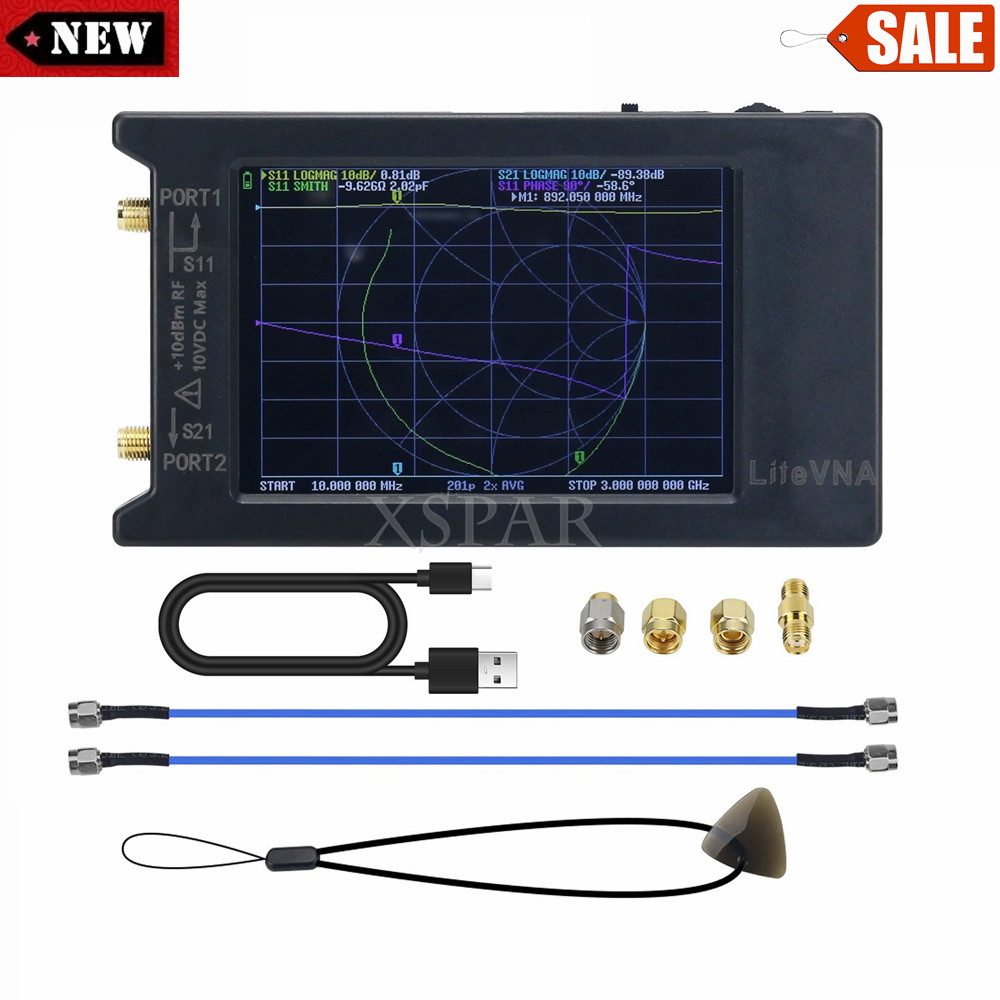 LiteVNA-64 Vector Network Analyzer VNA Antenna Analyzer with 3.95-inch Screen