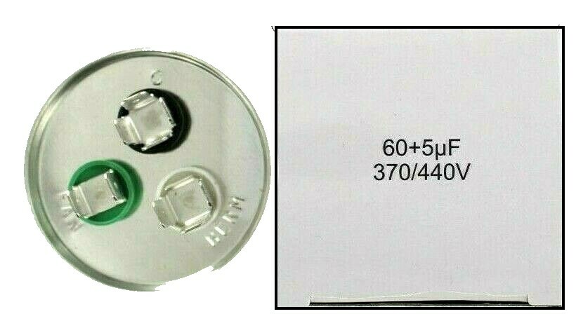 60+5 60/5 uF MFD 370-440 V AC (10x) High Quality Dual Run Capacitor CBB65-R
