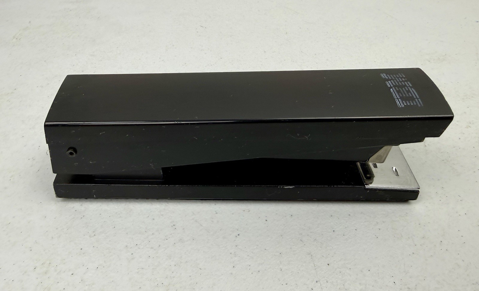 Vintage IBM Acco 30 Heavy Duty Desk Stapler Black Made in USA Chicago