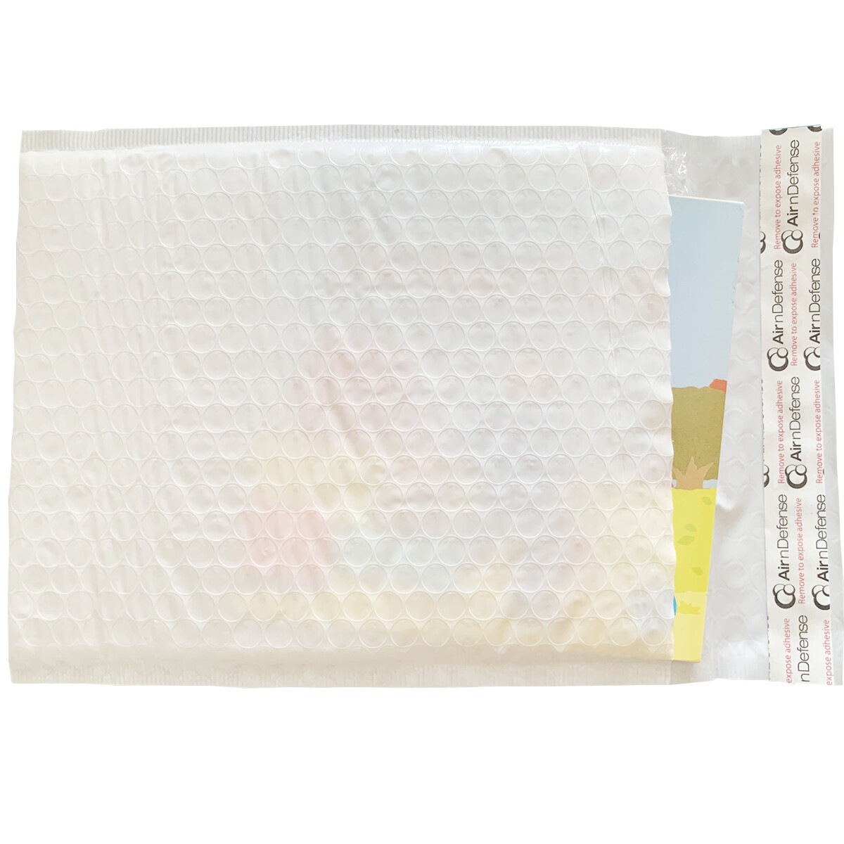 AirnDefense #000 4×8″ White Poly Padded Envelopes Shipping Bubble Mailers