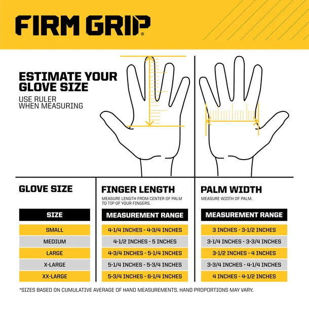 Firm Grip Trademaster Padded Knuckles & Touchscreen Tan Duck Canvas Work Gloves