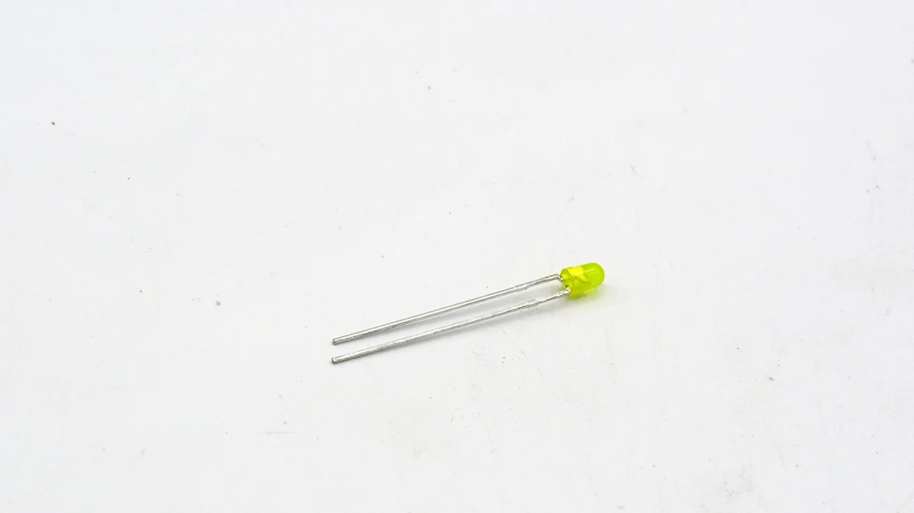 WP7104LYD KINGBRIGHT Single Color LED, Yellow, Diffused, T-1, 3mm (100/PK)