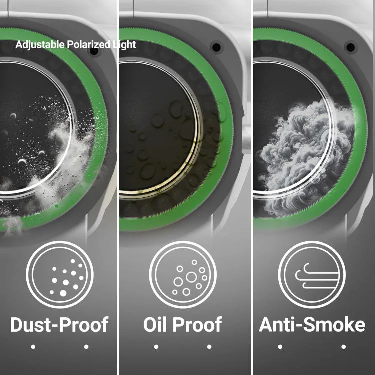 2UUL MS97 Dust-Proof / Oil Proof / Anti-Smoke Microscope Adjustable Polarized L