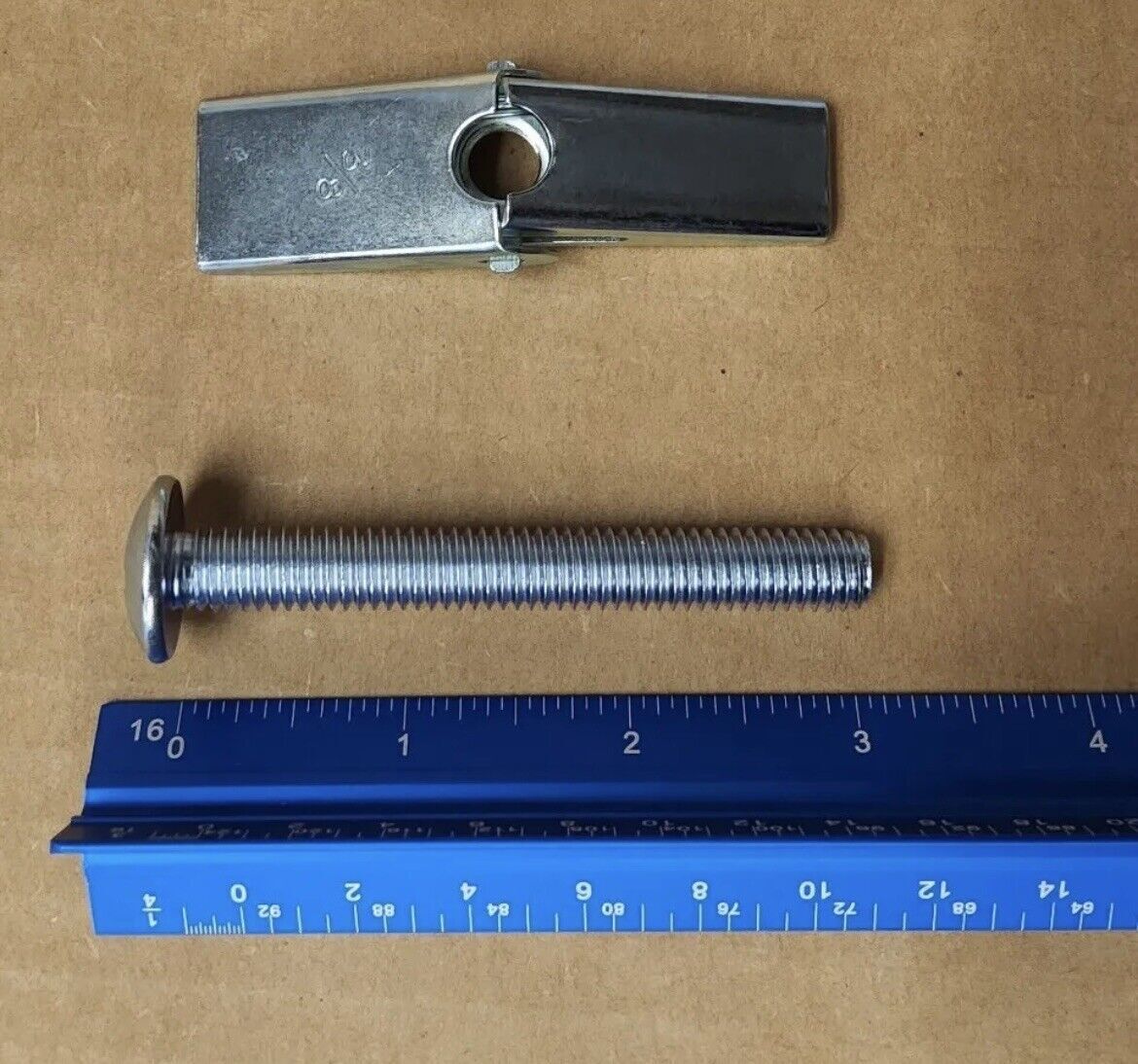 25-pack Wing Toggle Anchor Bolt 3/8 x 3″ Round Mushroom Head Drywall