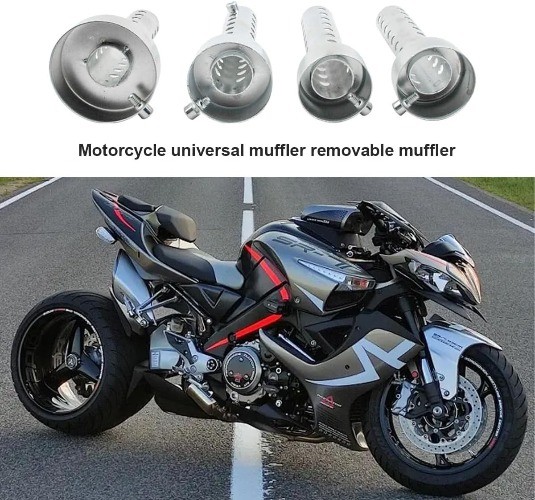 Exhaust Silencer, Stainless Steel Exhaust Muffler Insert, Exhaust Muffler 60mm