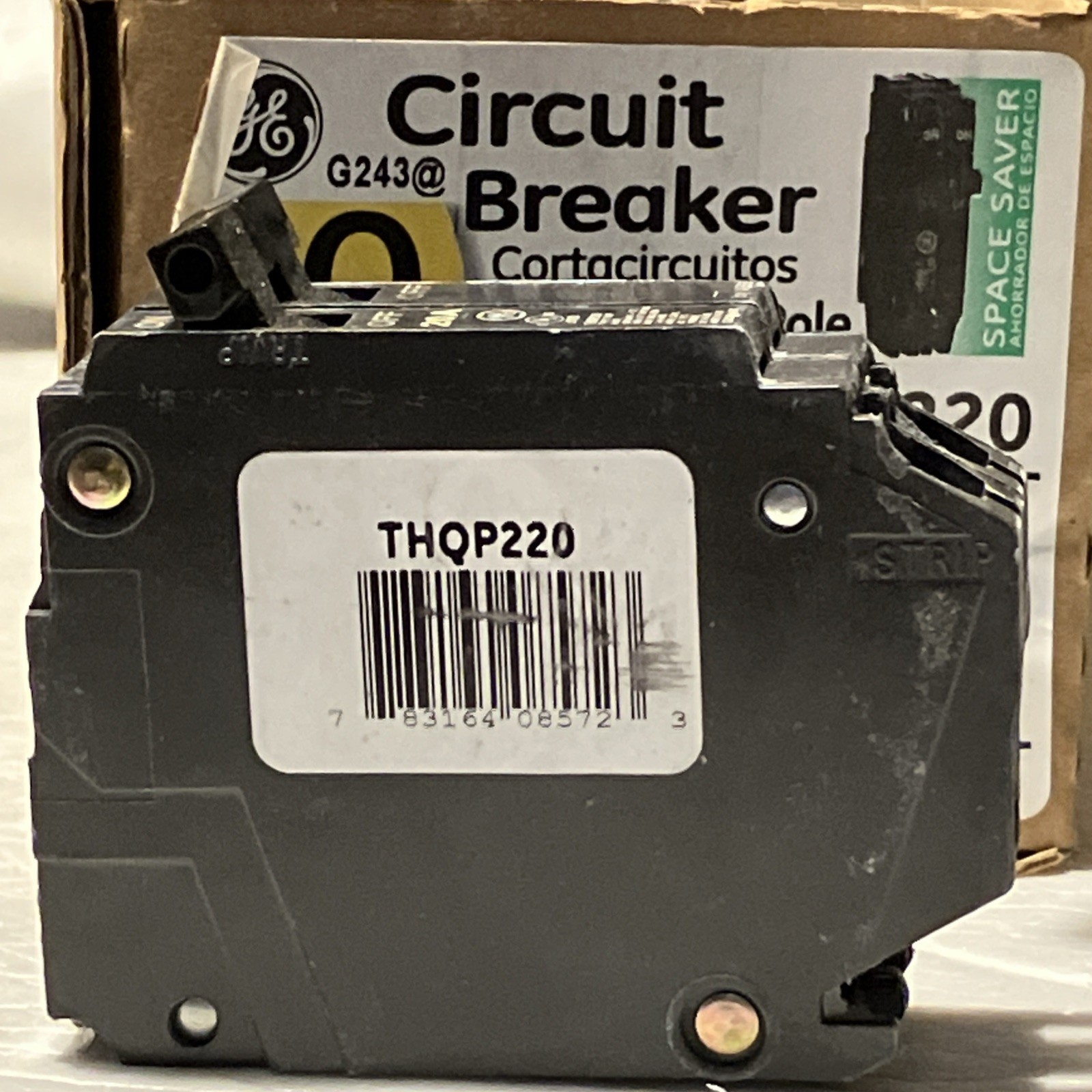 (1ct) GE General Electric Circuit Breaker THQP220 2 Pole 20 Amp 120/240 Volt NEW