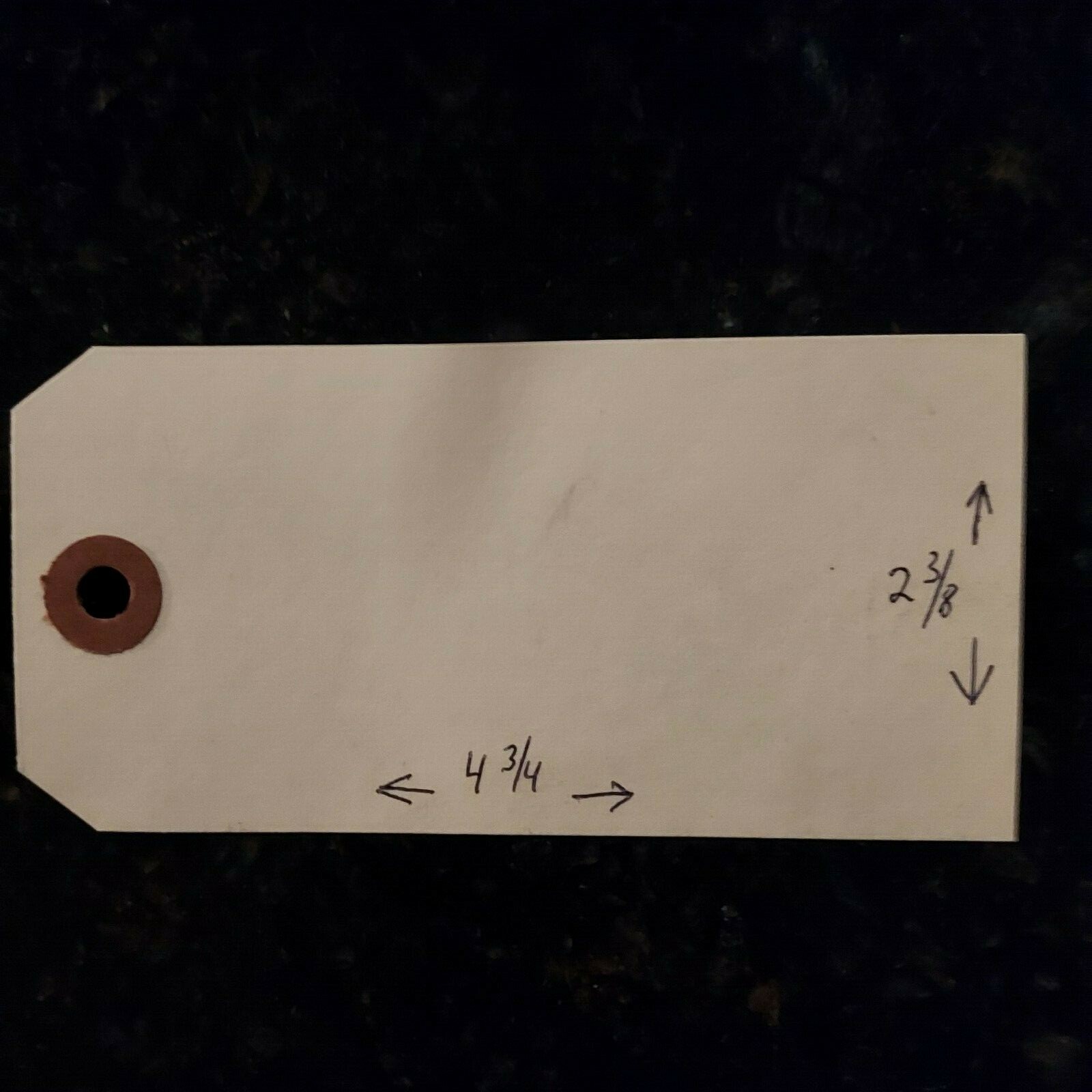 4 3/4-2 3/8 100ct manila shipping tags. Without wire ties,rubberbands or string