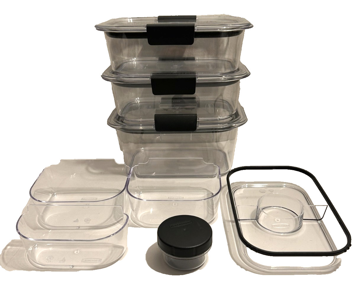 Rubbermaid Brilliance 12pc Food Storage Container Set