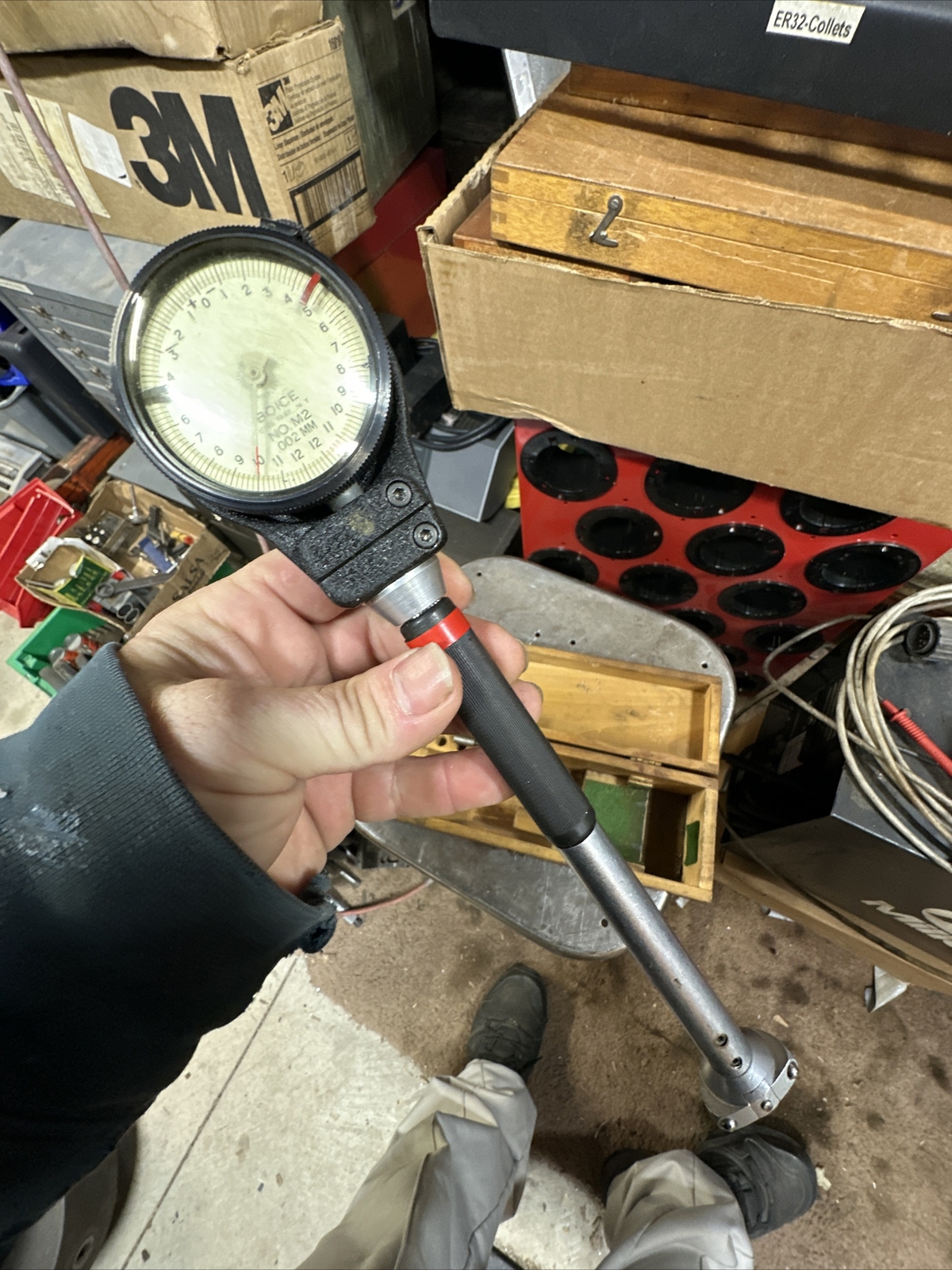 Boice No.4 Dial Bore Gage .02mm Machinist Tool Maker Box Find
