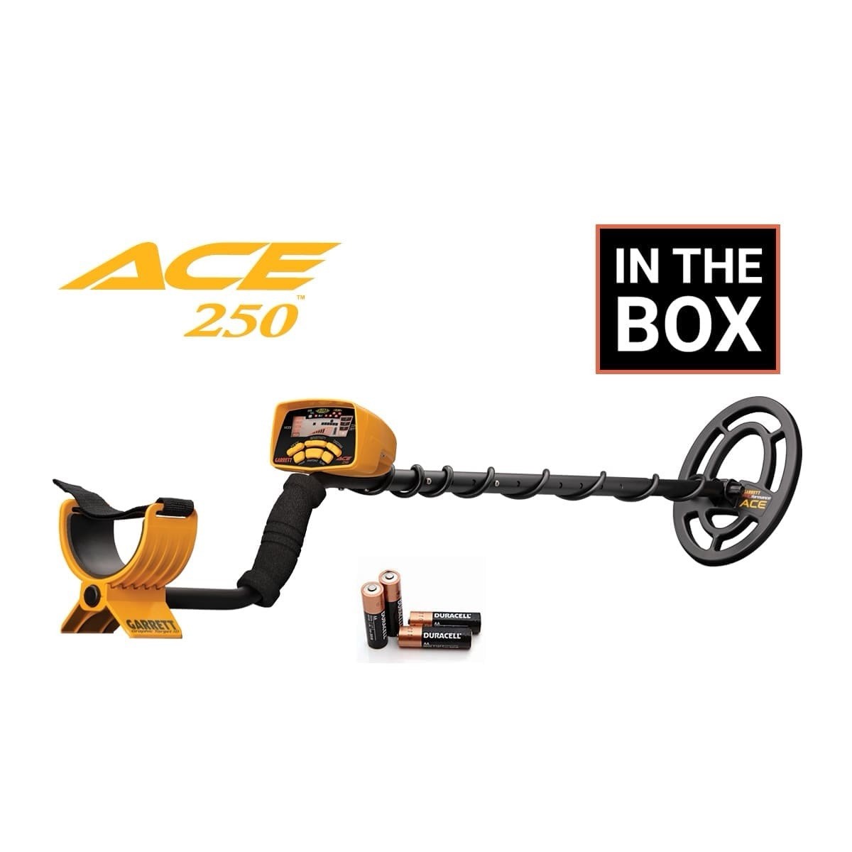 Garrett ACE 250 Ground Search Metal Detector w/ Electronic Pinpointing