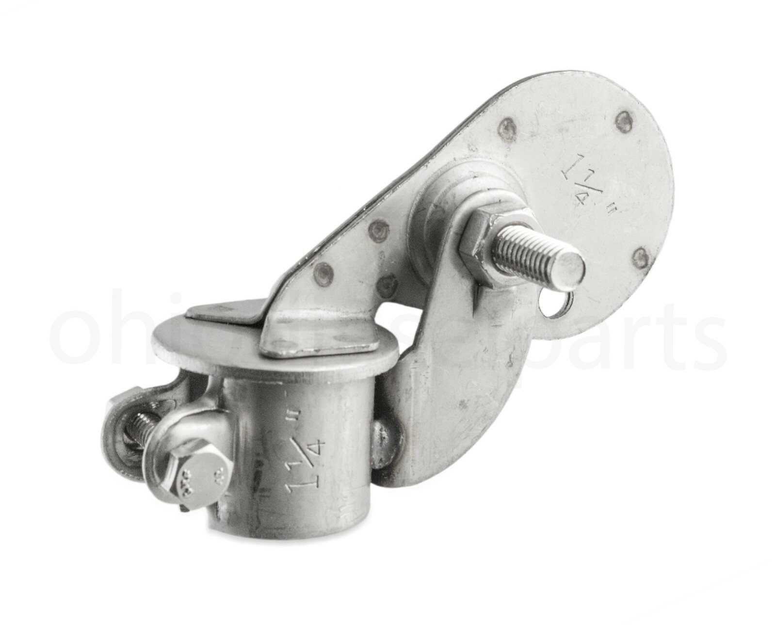 1-1/4″ In. Stainless Steel Exhaust Silencer Weather Cap Flap Muffler Cover 1.25″