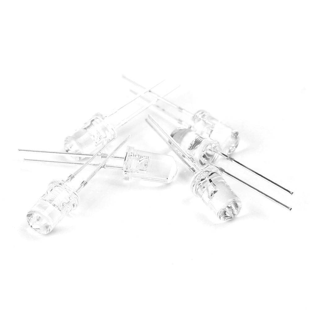 5mm Ultra Bright LED White Light Bulb Lamp 20000mcd Super Bright 100PCS Auto US