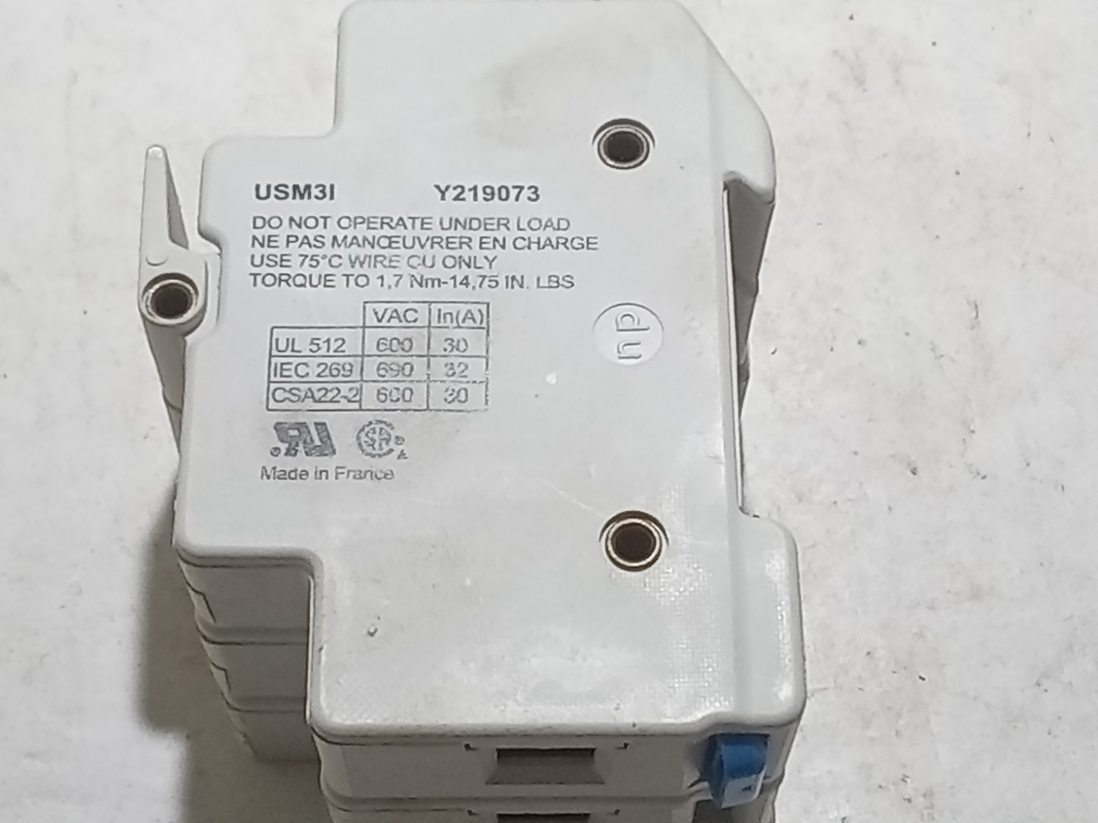 Ferraz Shawmut USM3I Y219073 (N9E)