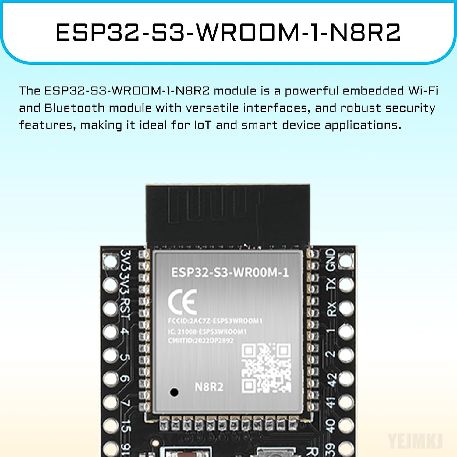 2Pcs Esp32-S3-Devkitc-1-N8R2 Development Board ESP32 S3 Wifi + Bluetooth MCU